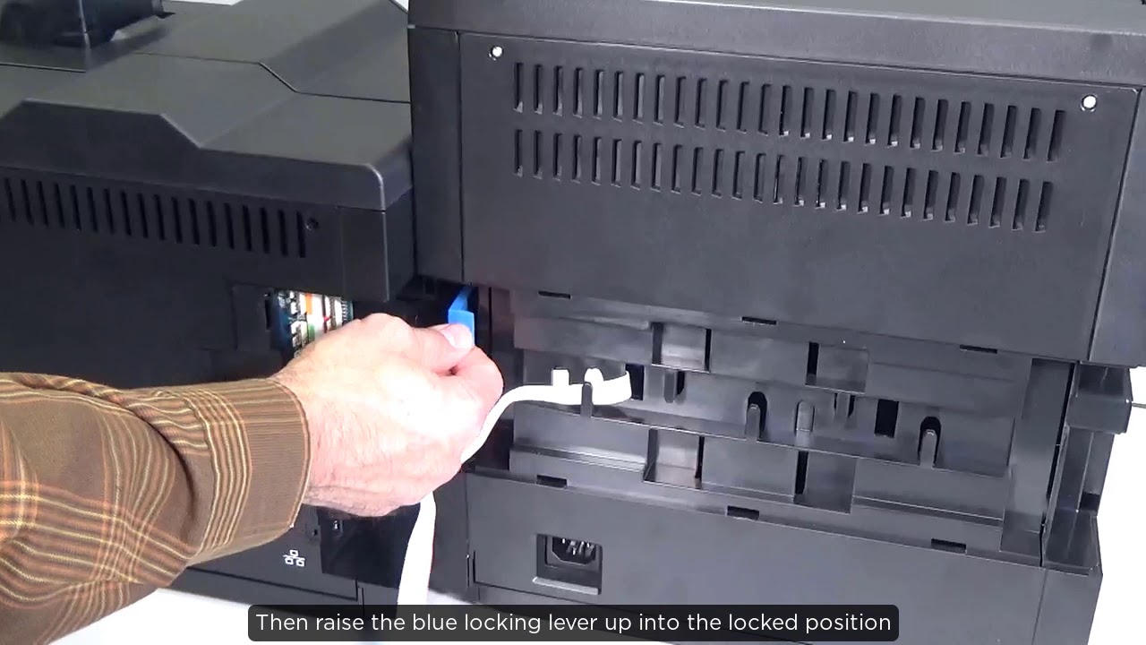 FARGO HDP6600 How to connect lamination to printer (SS)