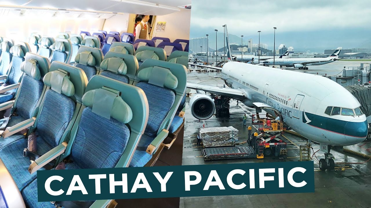 Cathay Pacific OLD Economy Class | 777-300 Roundtrip Hong Kong to Bangkok