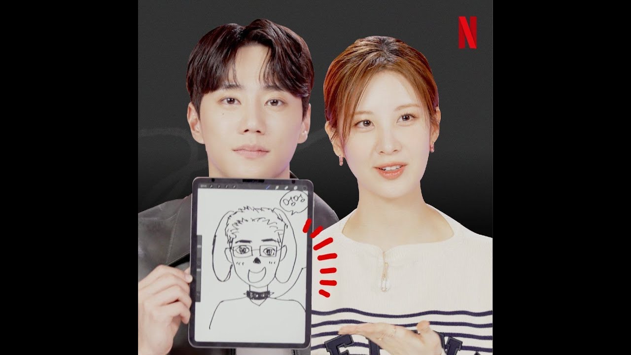 [ENG SUB] Love and Leashes | Seohyun & Lee Junyoung drawing each other👩‍🎨👨‍🎨🎨