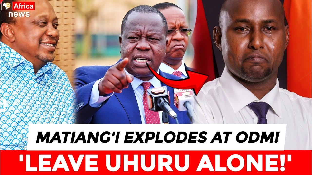 Stop this NONSENSE!; MATIANG'I defends UHURU KENYATTA & warns JUNET & ODM Against attacking Uhuru