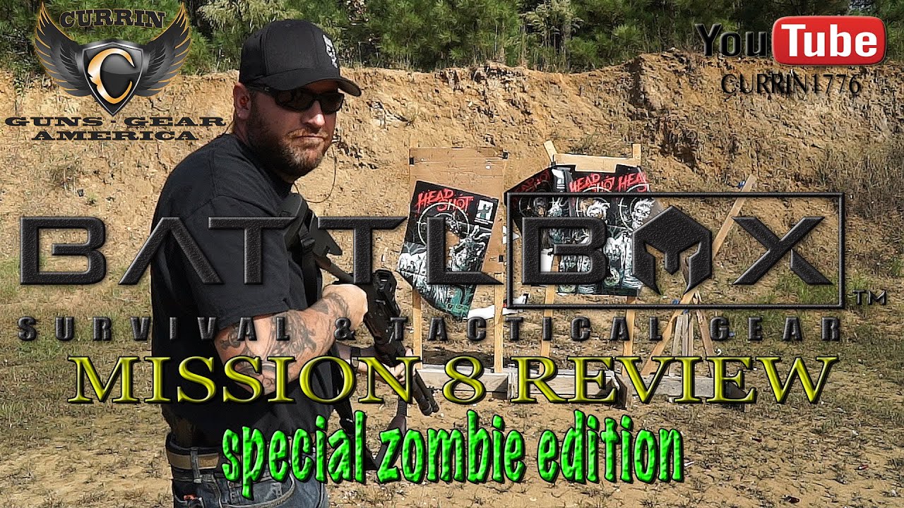 BattlBox Review Mission 8 Special Zombie Edition October 2015  