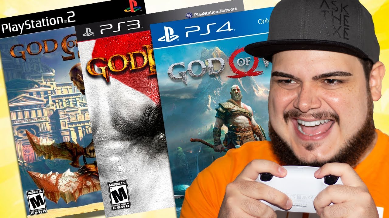 Jogando TODOS os GOD OF WAR em 1 único vídeo!