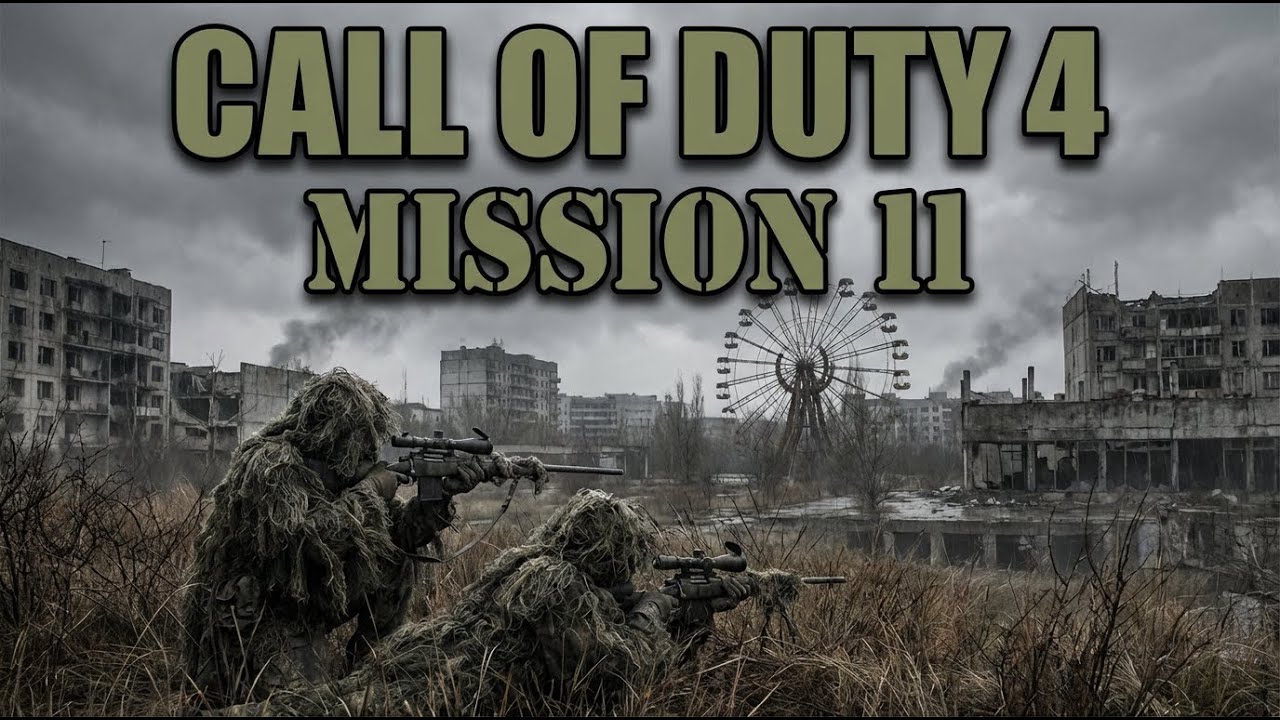 Call of Duty 4 — Mission 11 “Hunted” | Full Gameplay (No Commentary) — HD