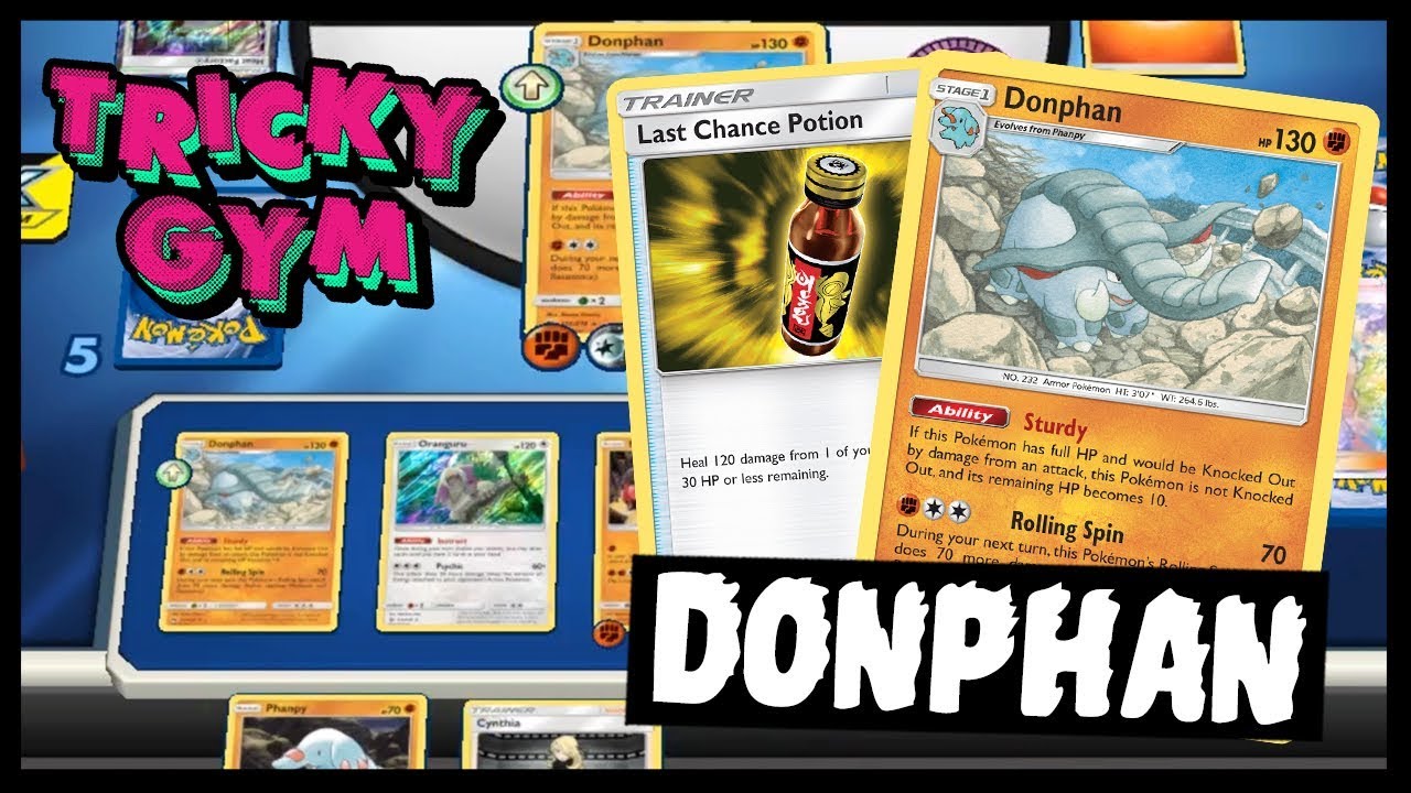 Donphan / Last Chance Potion! Rogue Deck PTCGO Gameplay