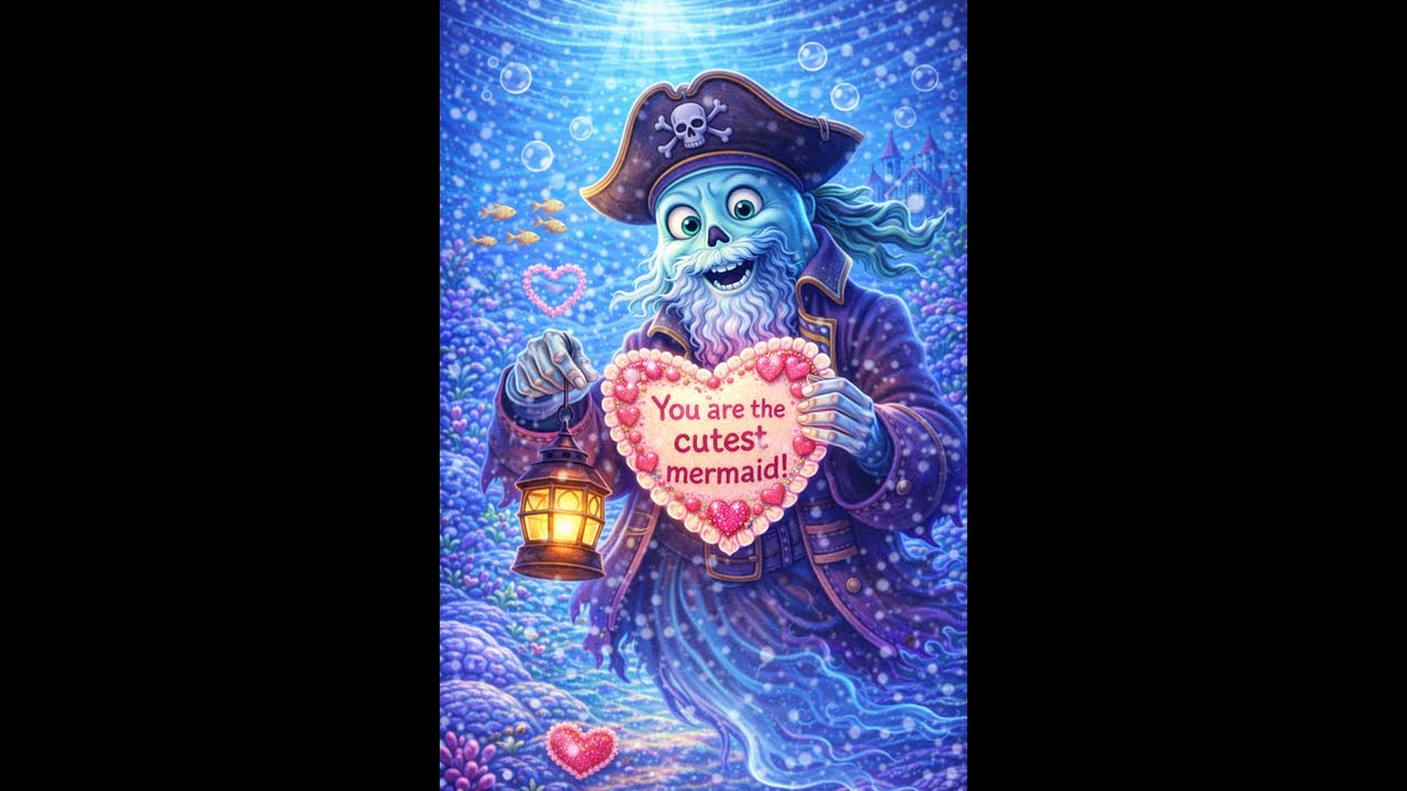 Susie the Mermaid and the Valentine Mail That Got All Mixed Up 💌🧜‍♀️