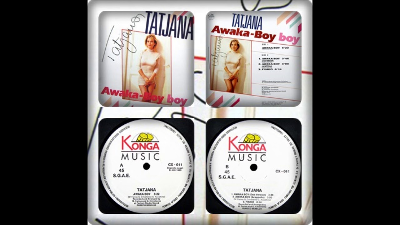 TATJANA - AWAKA BOY (VOCAL, DUB, ACAPPELLA, FISKI 1988)