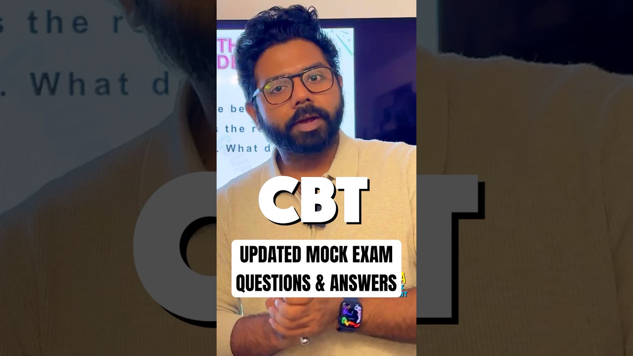 ✅Updated CBT Exam Questions & Answers| Scenario Based Exam Model | New Pattern Part B | MNC Academy