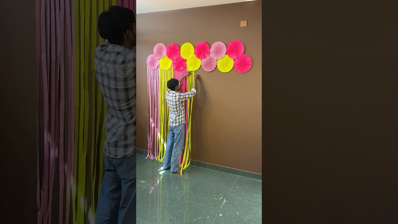 Birthday party Decorations Easy 🎉🥳 #shorts #DIYdecor #Eventdecor #happybirtday