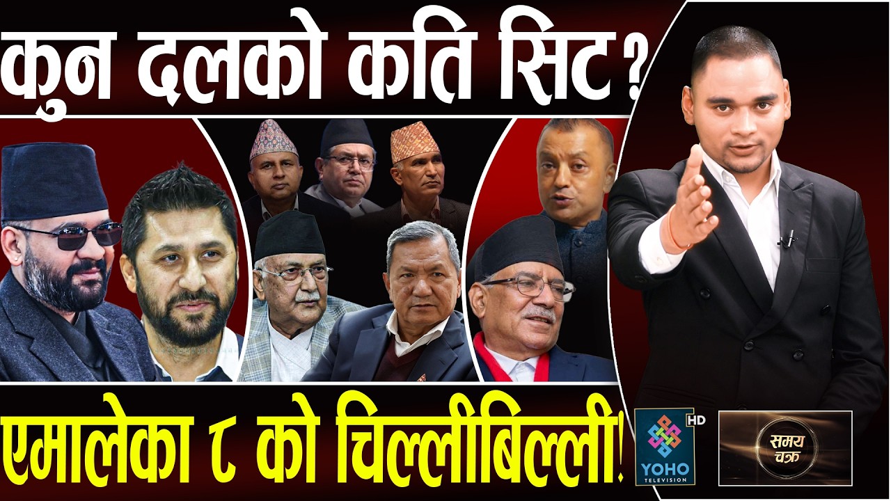 गोप्य रिपोर्टः ८ महाभिडन्तको हारजित, बालेन ढुक्क! ठूलो दल कुन ? प्रक्षेपण यस्तो, एमाले डेन्जरजोनमा