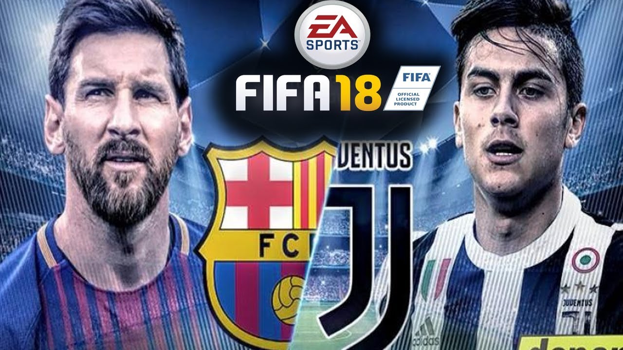 Juventus - Barcelona (Liga Mistrzów)🏆 | FIFA 18 / Sylo i Hogaty