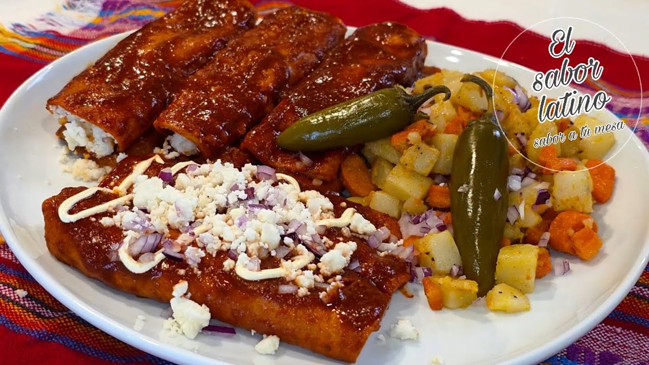 🔴Asi se Preparan las Enchiladas Rojas! Mas Sabrosas Como en el Rancho💥