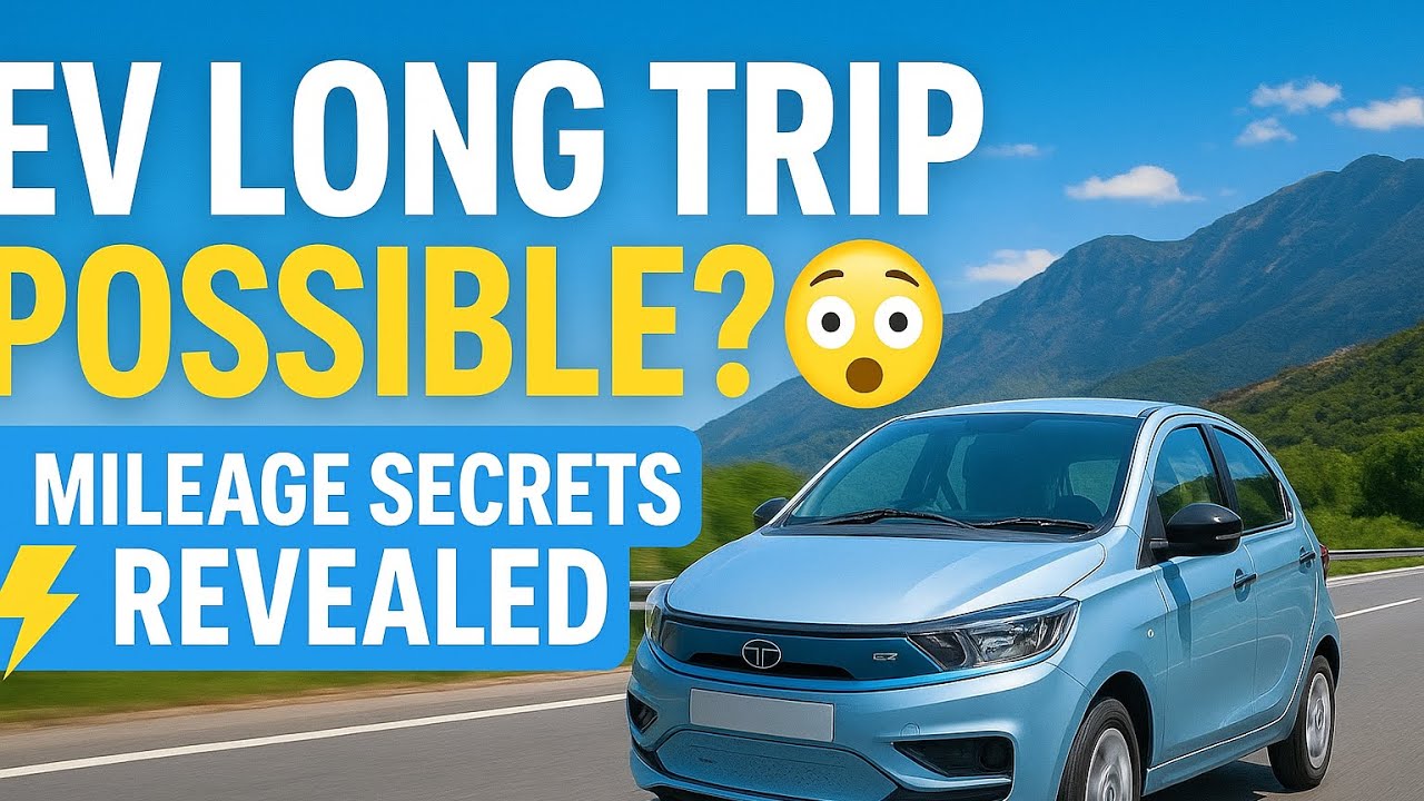 Is a Long Road Trip Possible with an EV? 😱 My Tiago EV Range & Mileage Tips That Actually Work!