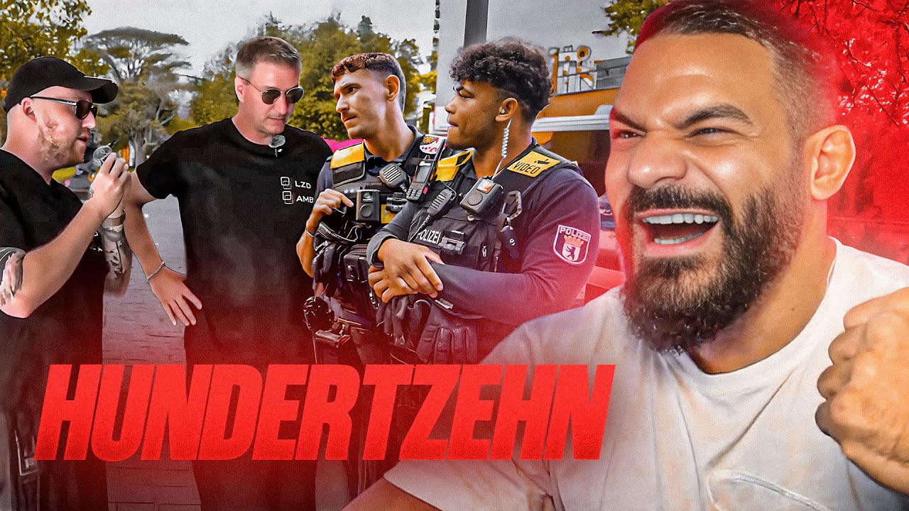 EDIZ IST SCHOCKIERT 😱 ZARBEX und SCHRADIN arbeiten bei der POLIZEI?! 🤣 Hundertzehn Reaction