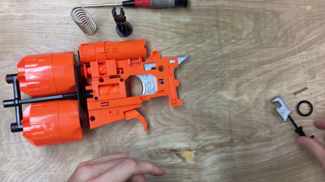 Unleashed Solid Final Stage Installation for Nerf Flipfury by Orange Mod Works