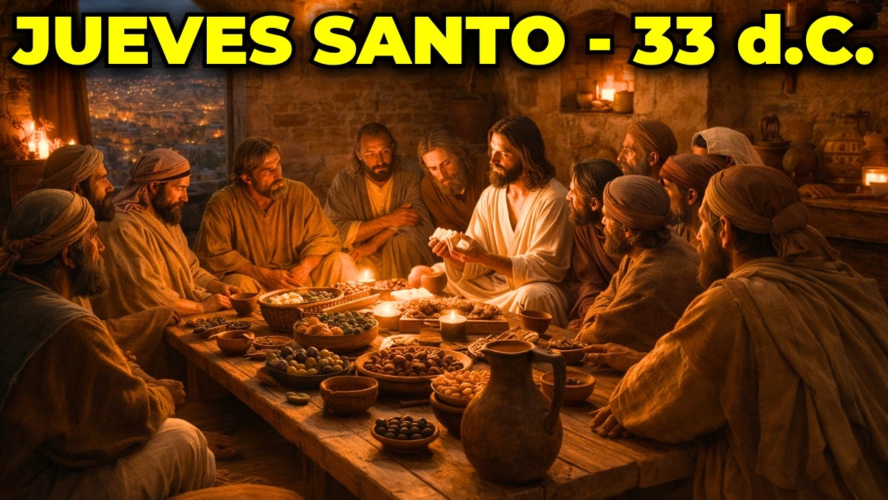 As&iacute; Era el Jueves Santo en Tiempos de la Biblia | 33 d.C. | Jerusal&eacute;n en la &Uacute;ltima Cena