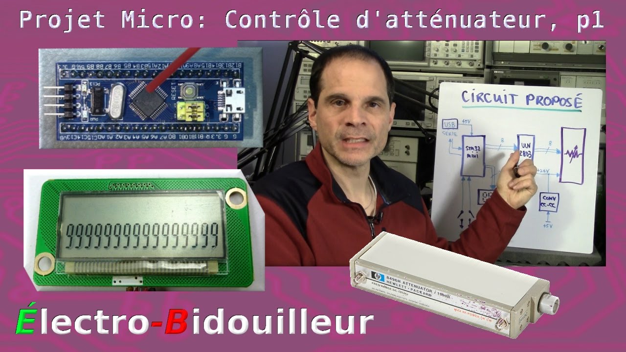 EB_#129 Projet Micro: Contrôle d'Atténuateur RF, partie 1 (Mise à jour)