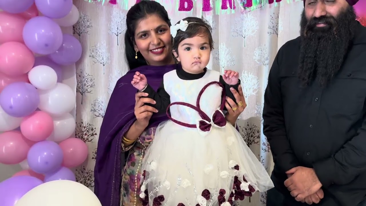 #87 Eknoor First Birthday Kerman ca U S A