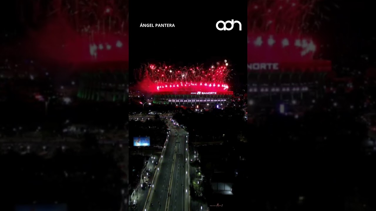 Noche hist&oacute;rica: as&iacute; ilumin&oacute; el cielo el Estadio Banorte