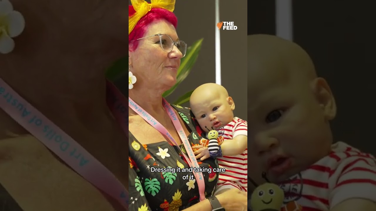 Внутри выставки гиперреалистичных кукол Reborn #reborn #reborndoll #rebornbaby #shorts #news