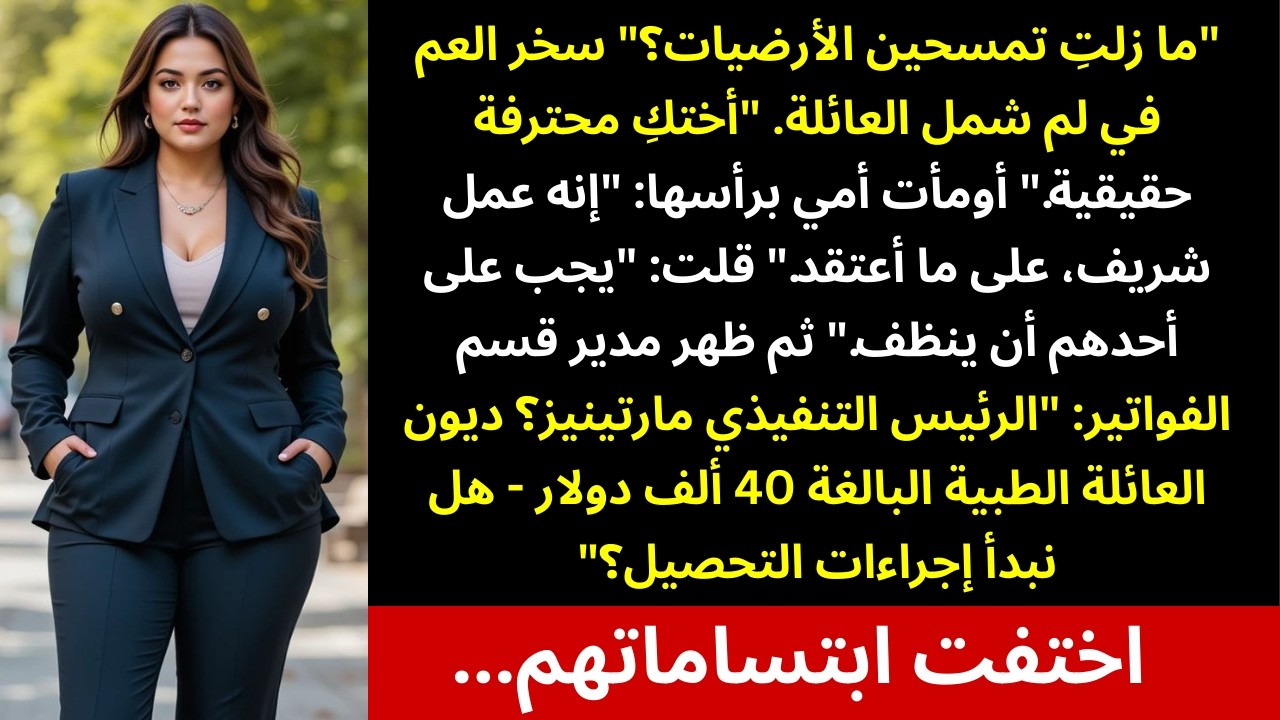 #عائلتي_نادتني_بالنادل_والآن_أنا_مديرة_المستشفى_وهم_مدينون_لي_٤٠٠٠٠ 💼🏥😲