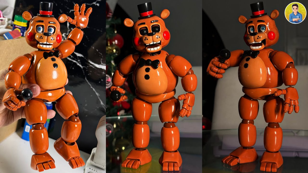 HICE A TOY FREDDY DE FNAF 2 COMPLETAMENTE ARTICULADO