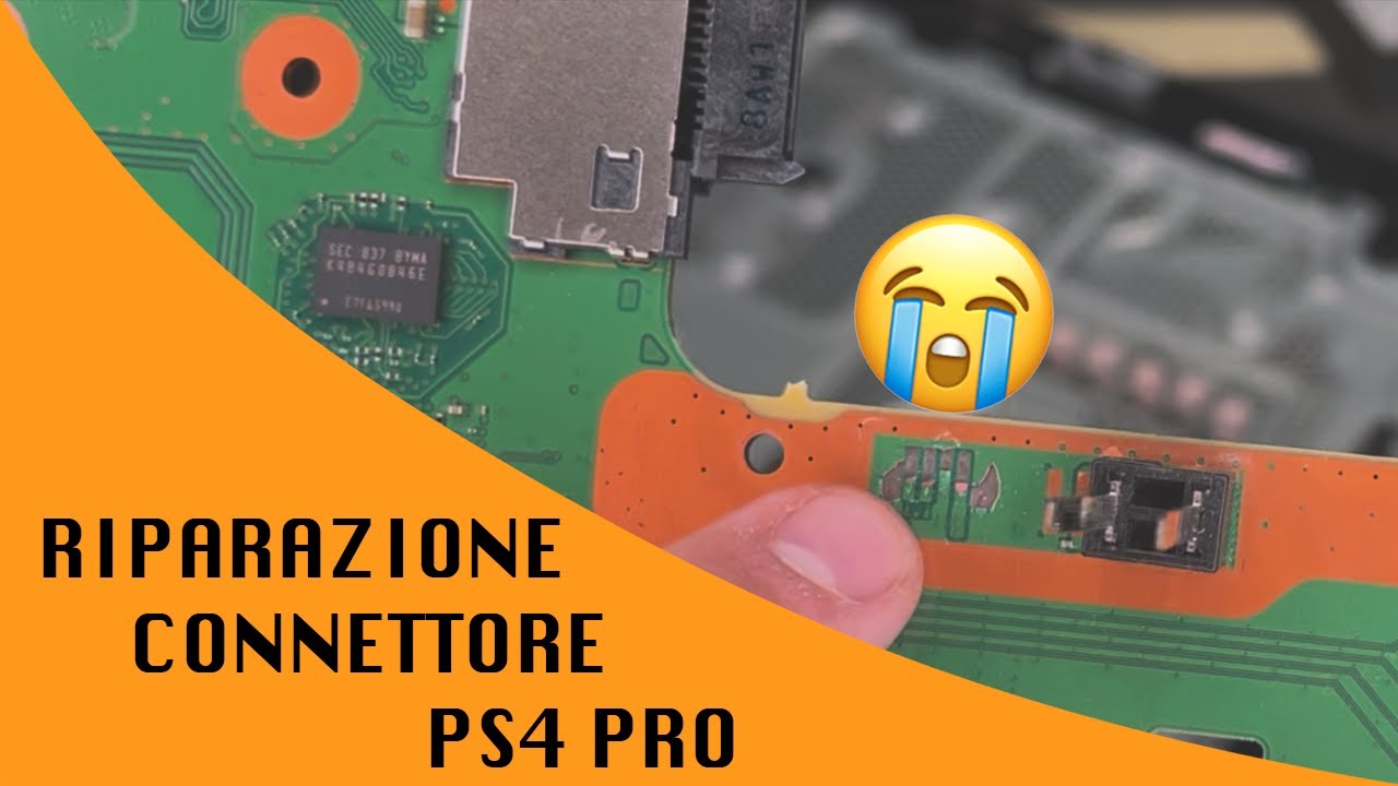 Un'altra Riparazione di un connettore rotto PS4 Pro