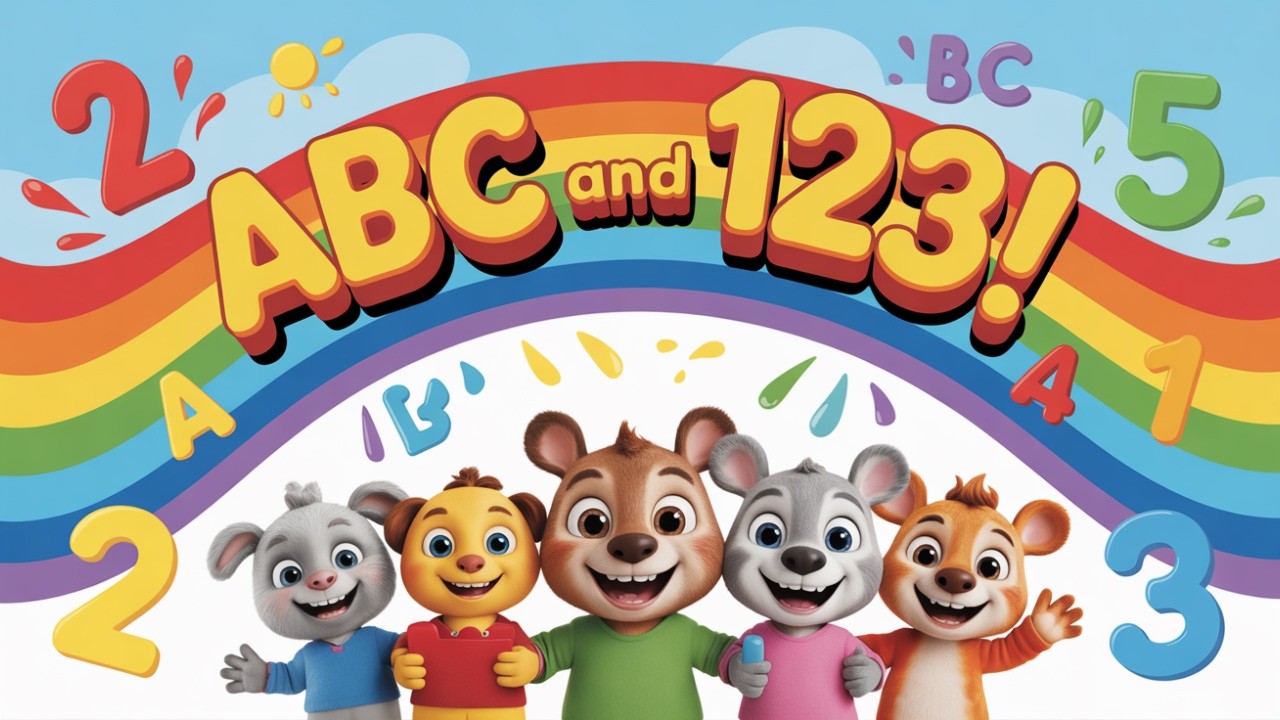 All-in-One Learning for Toddlers | ABC, Colors & Numbers