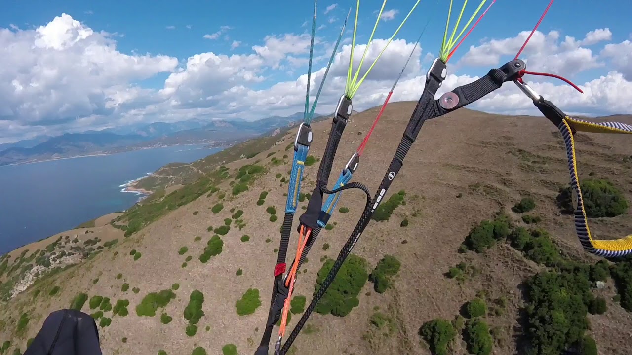 Parapente soaring Corse