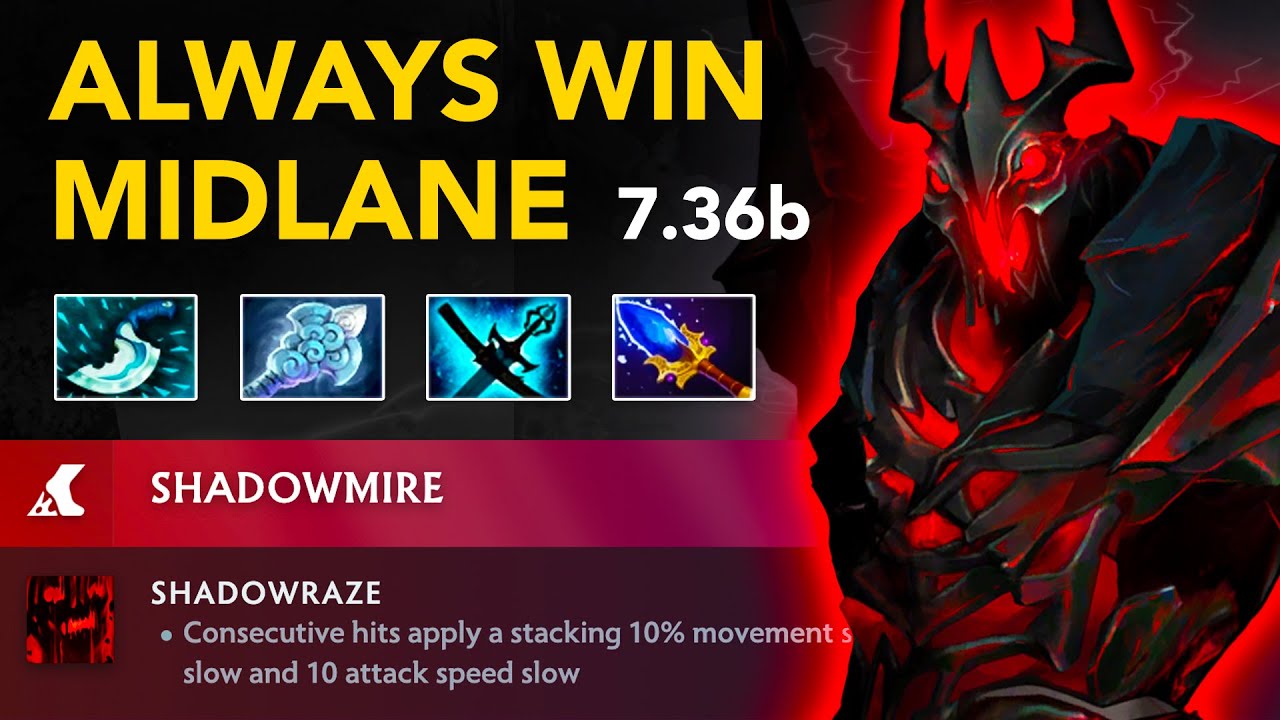 Malrine SHADOW FIEND Mid - Patch 7.36b | Full Gameplay Dota Class
