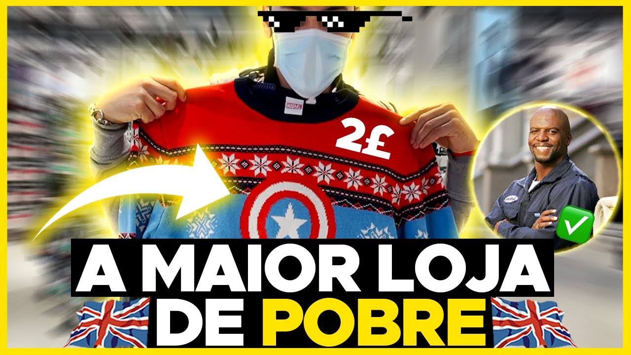 A MAIOR LOJA DE POBRE EM LONDRES, TOUR COMPLETO (PREÇOS IMPRESSIONANTES)