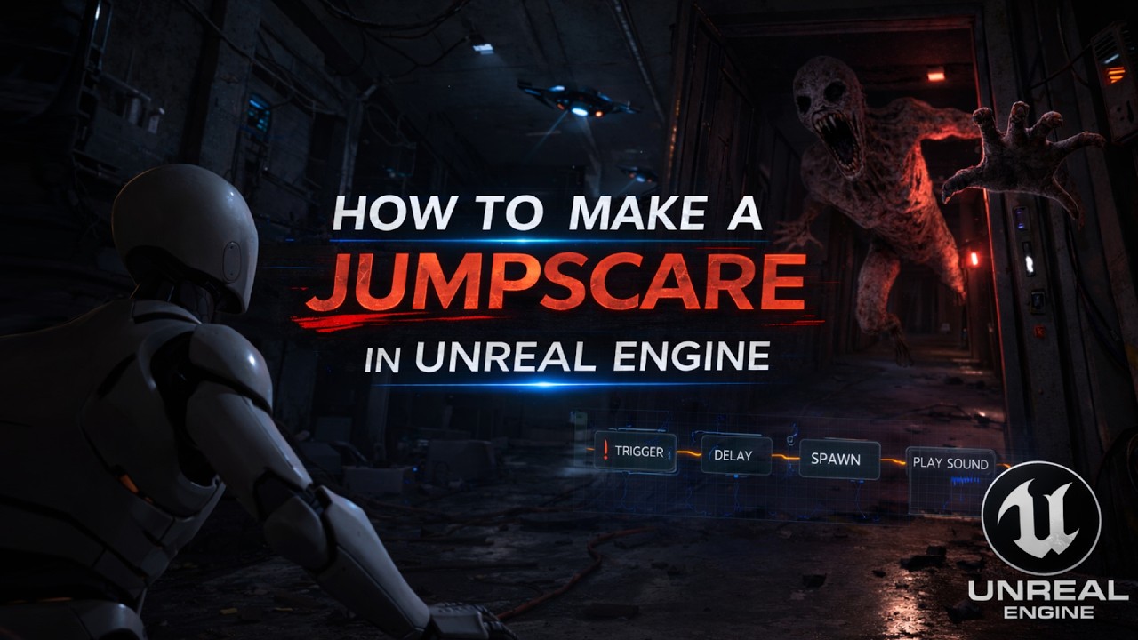 COMO CREAR UN JUMPSCARE EN UNREAL ENGINE 5