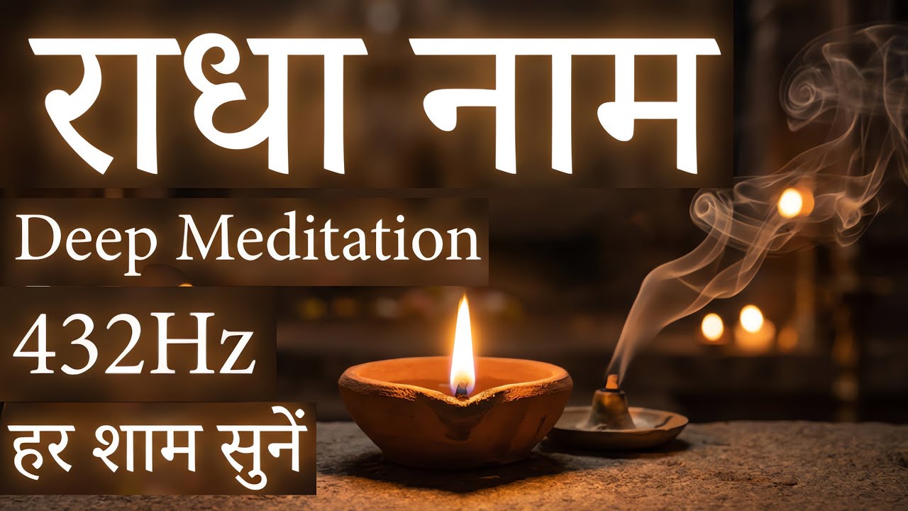 राधा नाम | Deep Meditation 432 Hz |  हर दिन सुनें | Jamming Session 80 | Bhajan Marg Blog