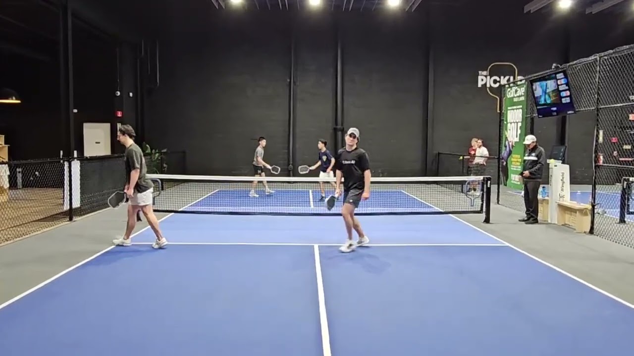 Gold Medal Match at the Paddle Royale at Picklr. 