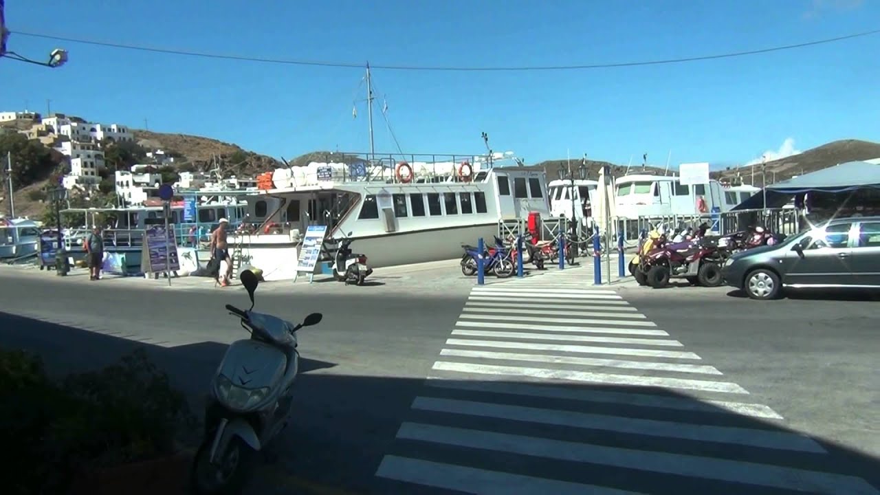 Patmos, Skala, port i miasto