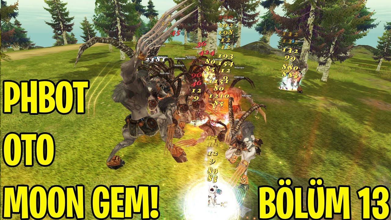 SIFIRDAN AXE PARTY YENİ SLOTTA! PHBOT OTO MOON GEM YAPTIRMA! KAÇ LW OLDUM? | SİLKROAD ONLİNE