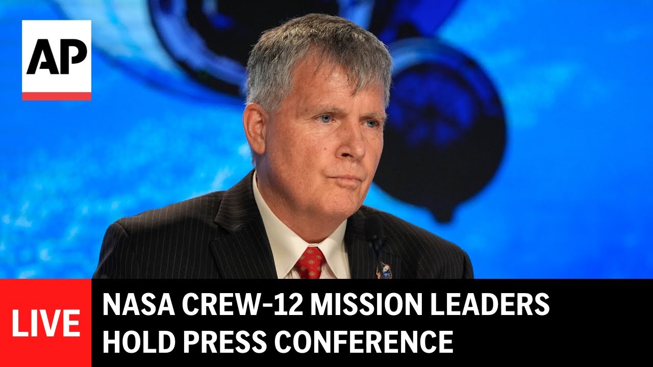 LIVE: Crew-12 mission leaders hold press conference ahead of space station launch