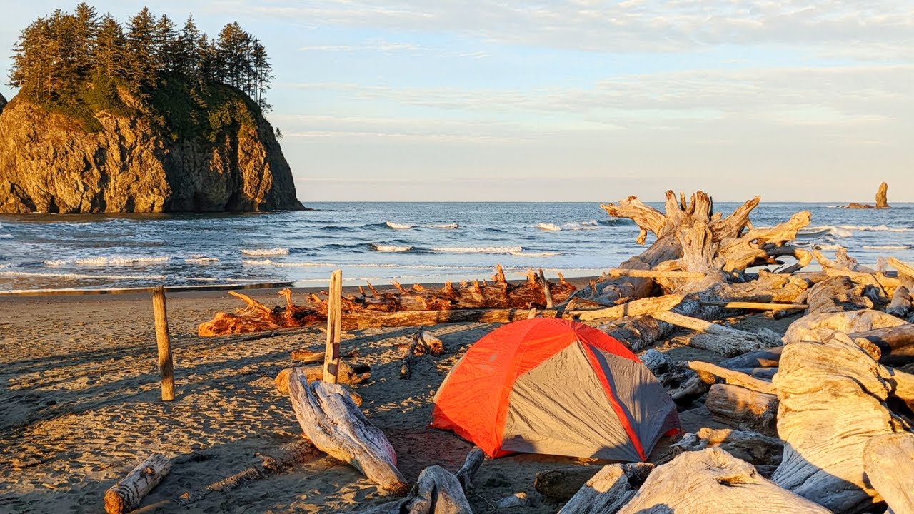 Camping On The Beach In November | Olympic National Park