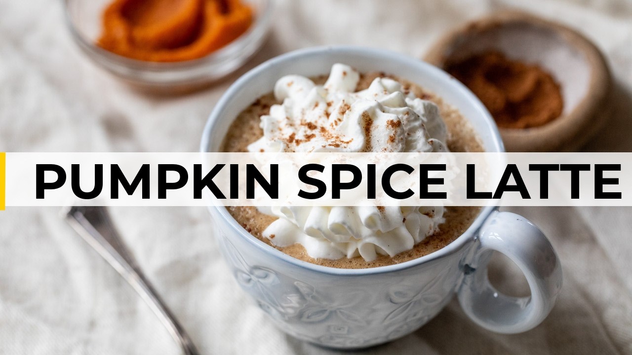 PUMPKIN SPICE LATTE RECIPE | DIY healthy Starbucks drink
