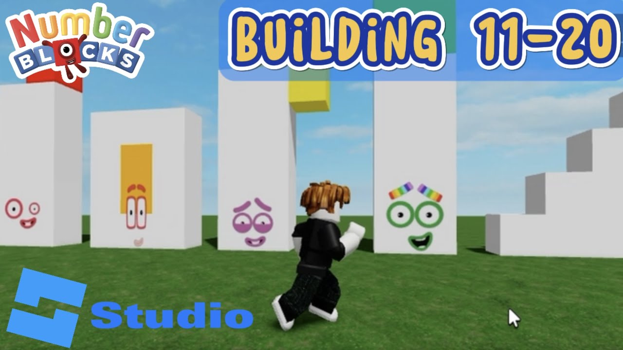 Building Numberblocks 11 to 20｜Roblox Studio