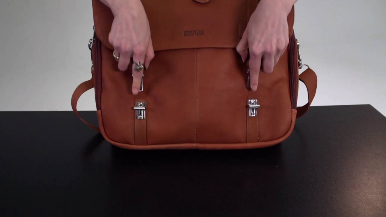 Kenneth Cole Reaction Show Business - Colombian Leather Flapover Computer Case - on eBags.com