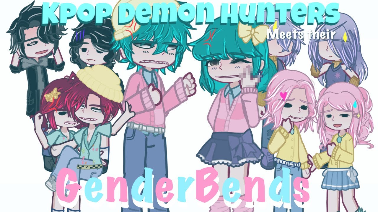||°❀⋆.ೃ࿔*:･Kpop Demon Hunters meets their GenderBends//Ft. Saja Boys(part 2)\\ °❀⋆.ೃ࿔*:･||