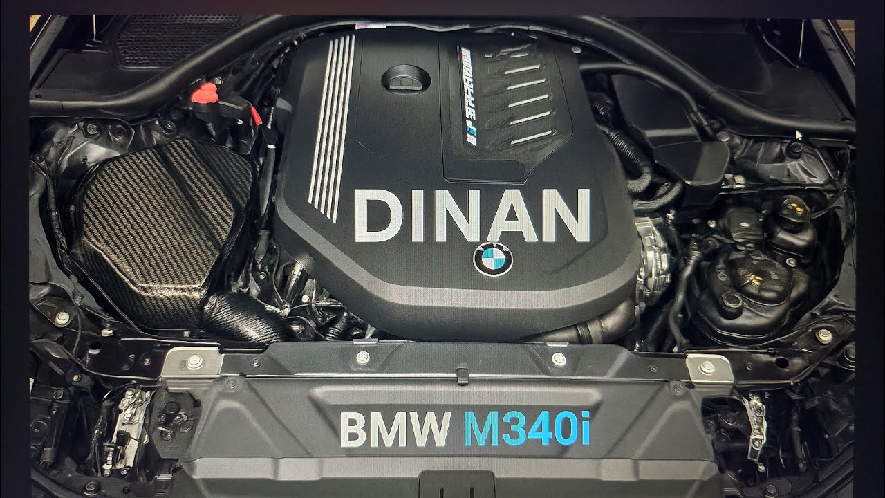 Dinan Air Intake install 2024 BMW M340i