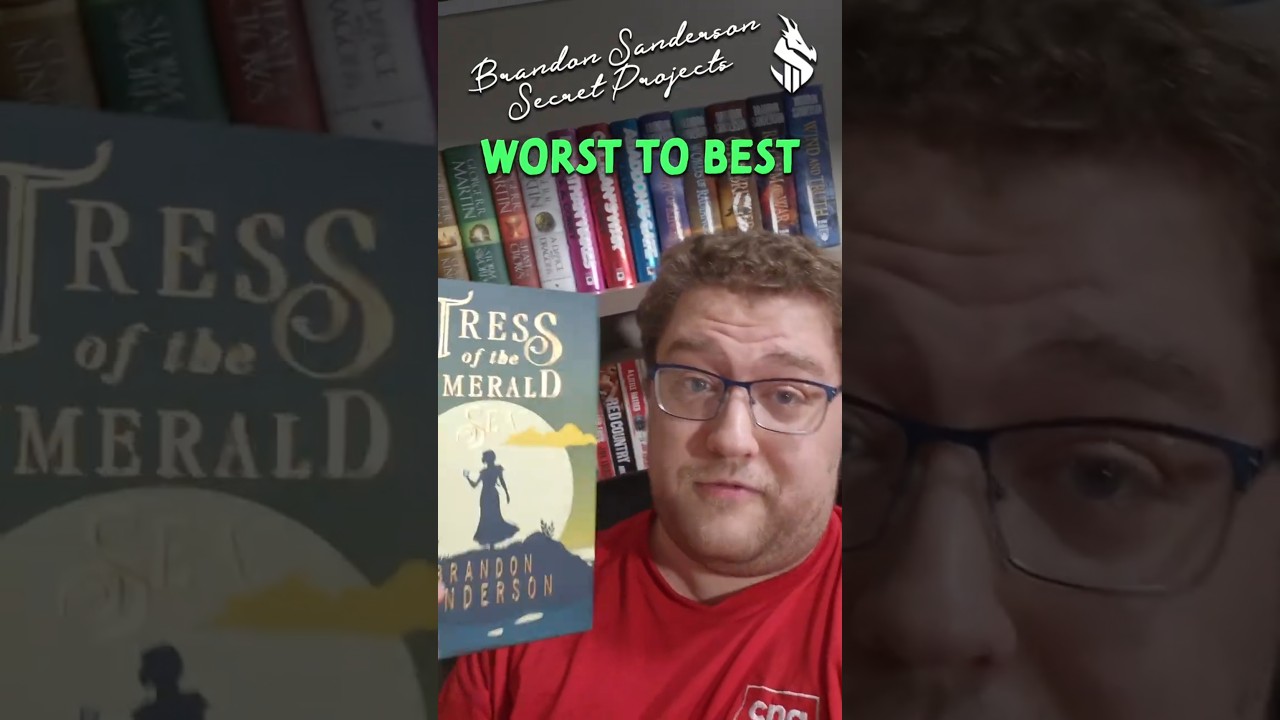 Ranking the Brandon Sanderson Secret Projects #brandonsanderson #booktube #hotbooksummer