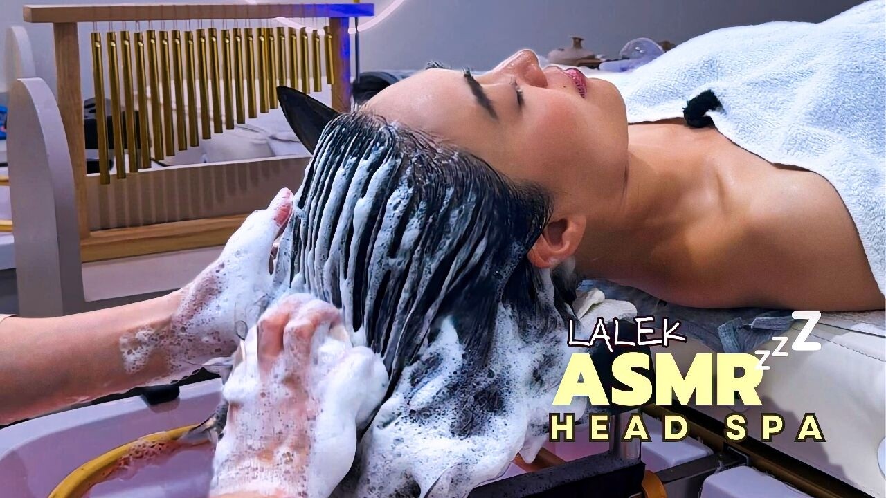 ASMR HEAD SPA Journey💆‍♀️Soothing SCALP MASSAGE for Deep Sleep