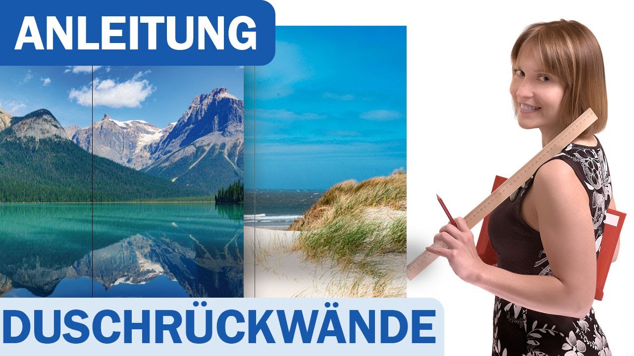 Montage von Duschrückwänden in Ihrem Badezimmer vom Hersteller