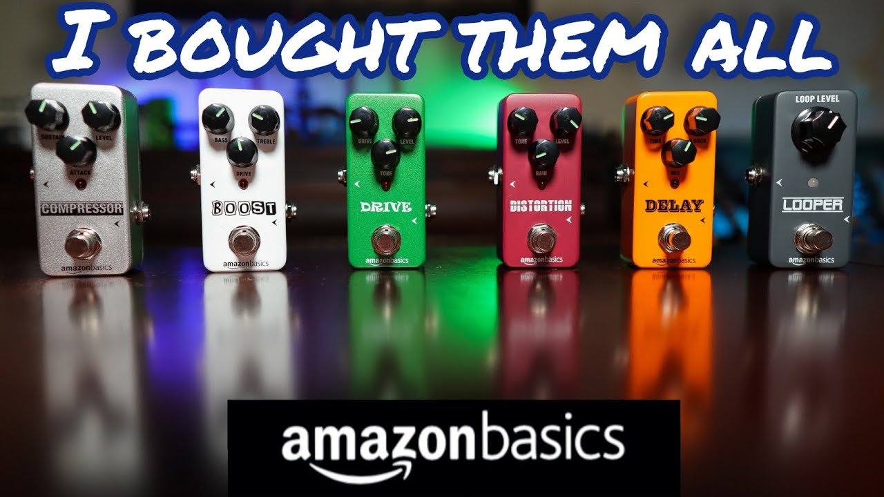 Все гитарные педали Amazon Basics &mdash; я хотел их возненавидеть...