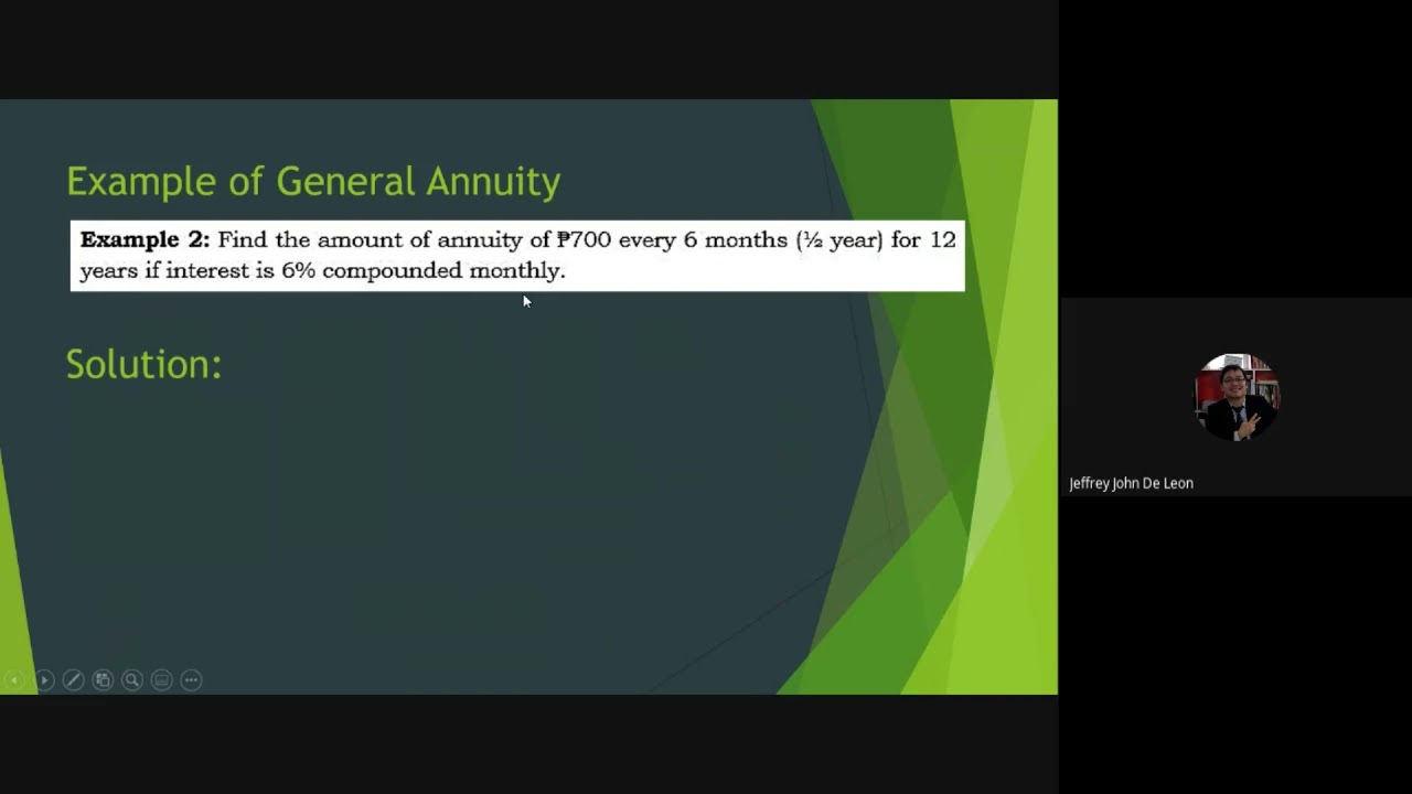 Simple and General Annuities