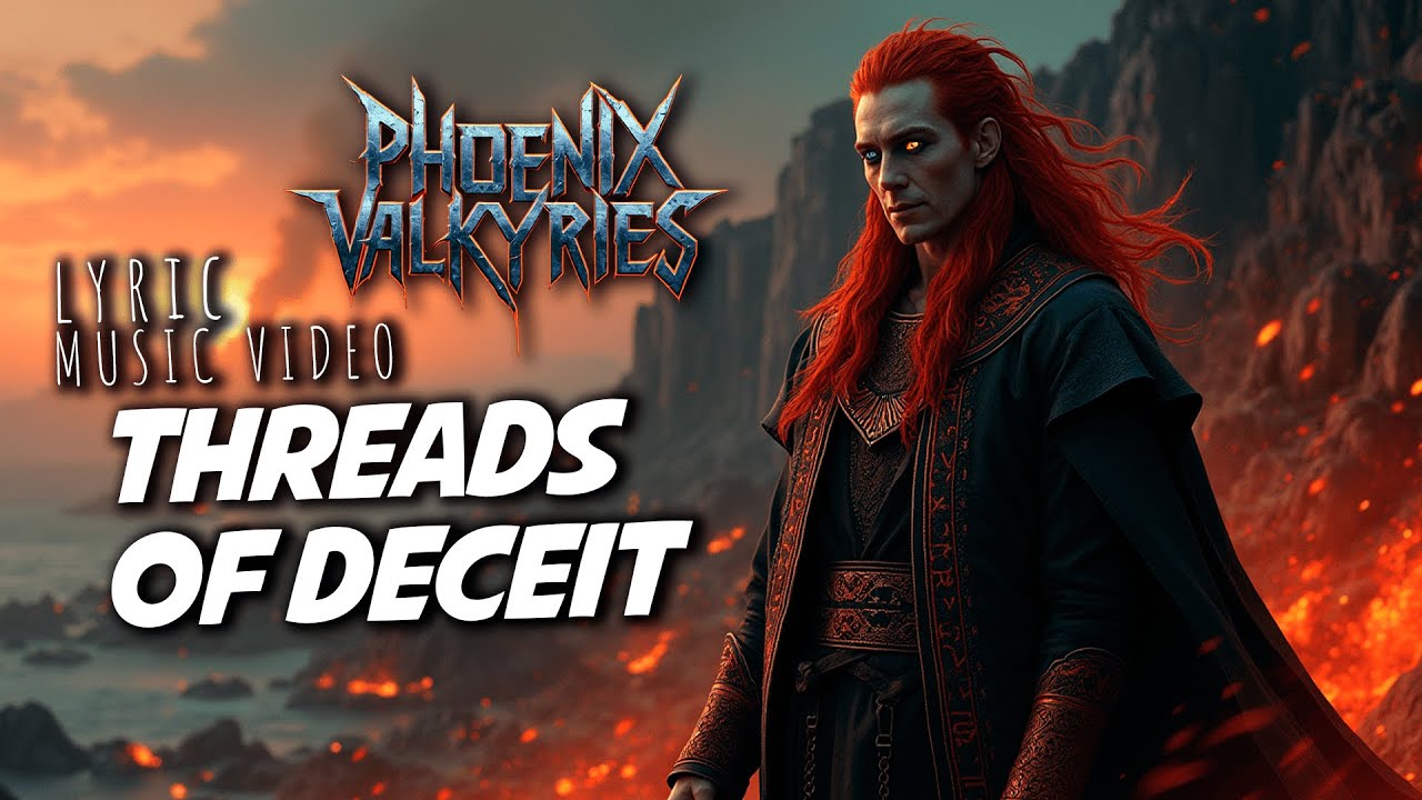 PHOENIX VALKYRIES - Threads of Deceit. - Viking Power Metal | LYRIC  MUSIC VIDEO