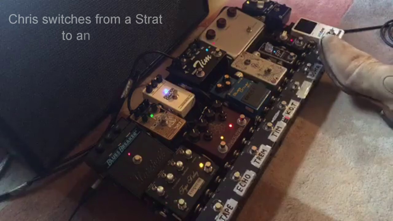Dover Drive - Chris Buck's Pedal Board -
