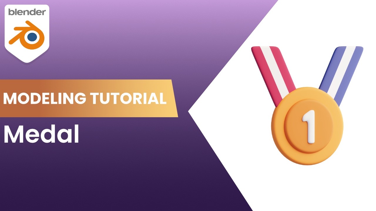 Medal  - Blender 4.2 3D Modeling Tutorial